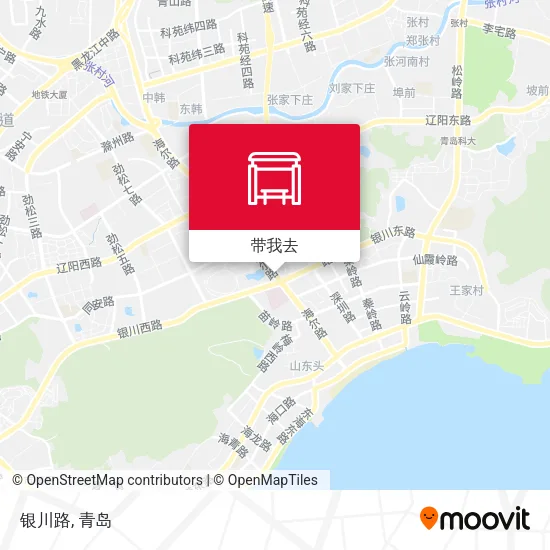 银川路地图