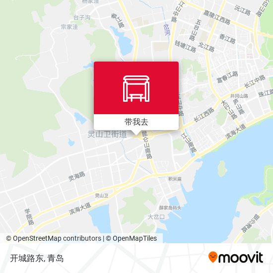 开城路东地图