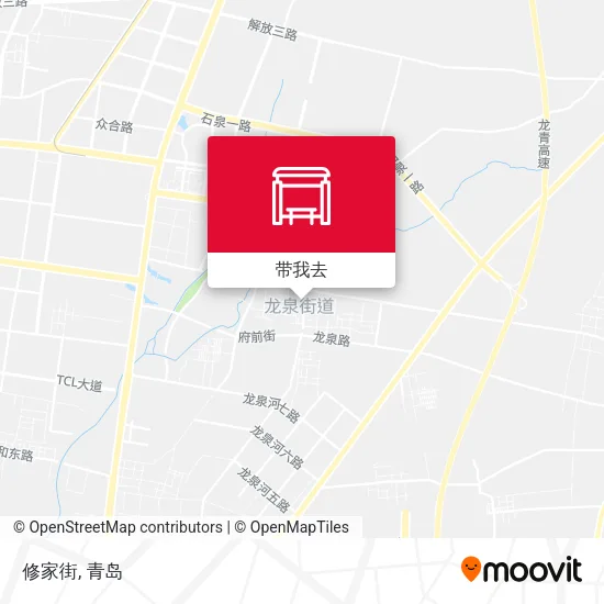 修家街地图