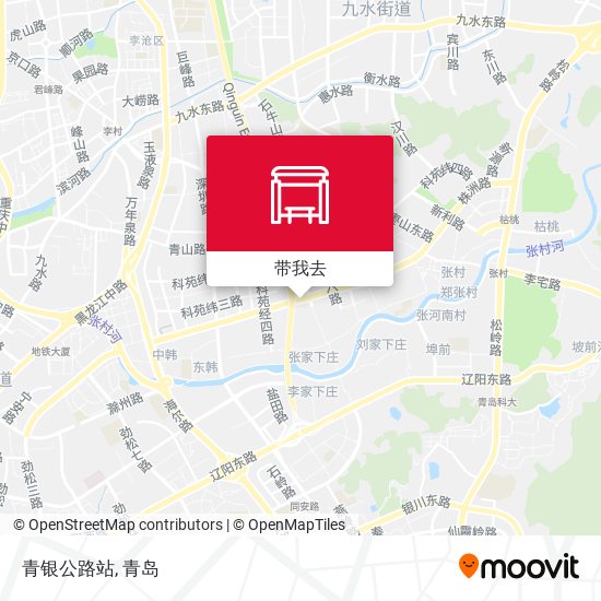 青银公路站地图