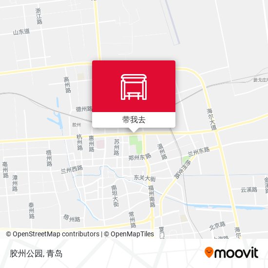 胶州公园地图