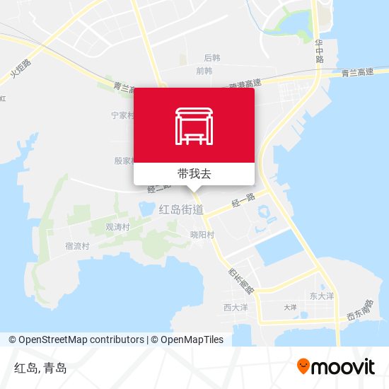 红岛地图