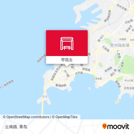 云南路地图