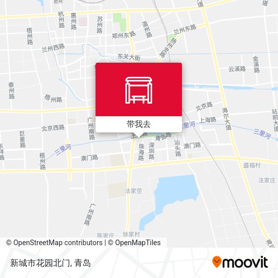新城市花园北门地图