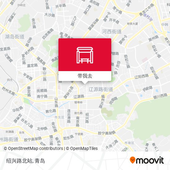 绍兴路北站地图