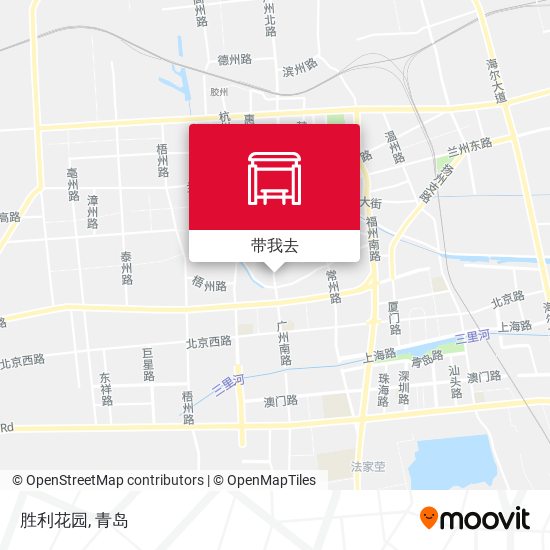胜利花园地图