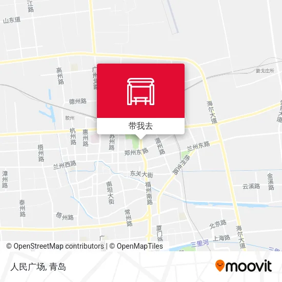 人民广场地图