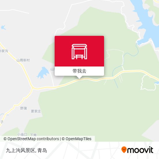 九上沟风景区地图
