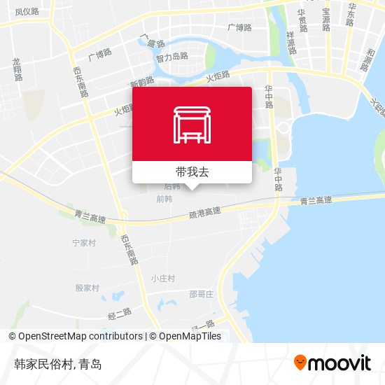 韩家民俗村地图