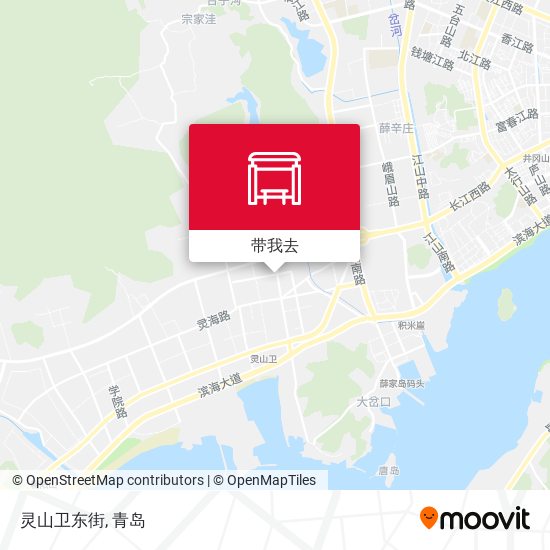 灵山卫东街地图