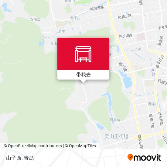 山子西地图