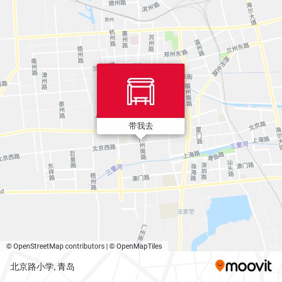 北京路小学地图