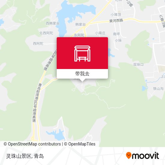 灵珠山景区地图