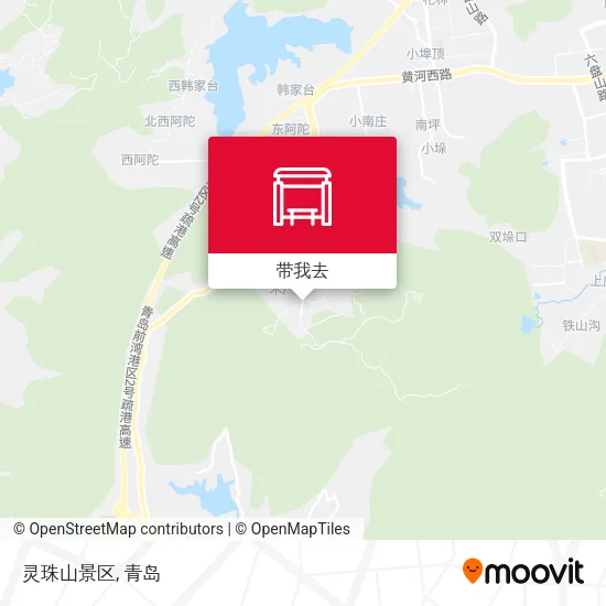 灵珠山景区地图