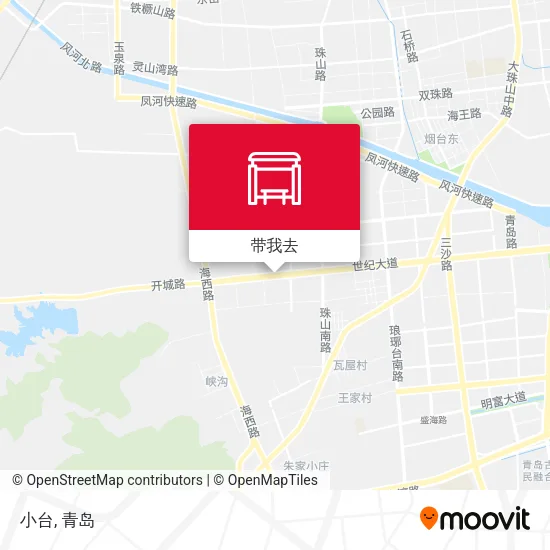 小台地图