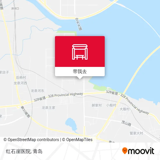 红石崖医院地图