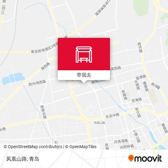 凤凰山路地图