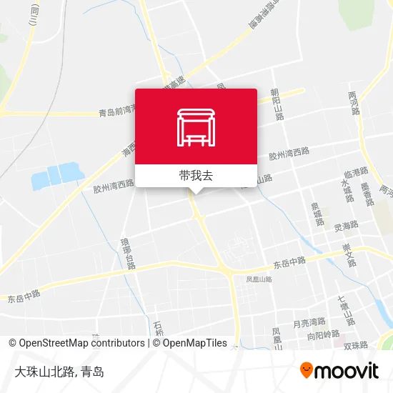 大珠山北路地图