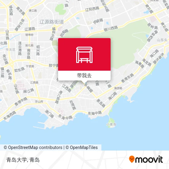 青岛大学地图