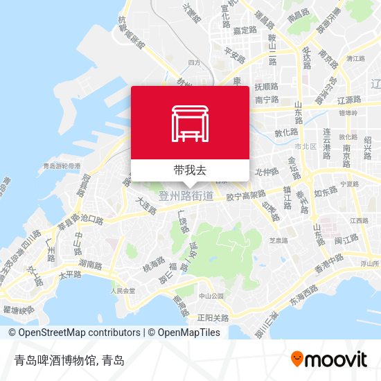 青岛啤酒博物馆地图