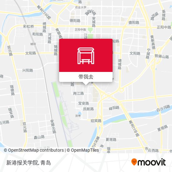 新港报关学院地图