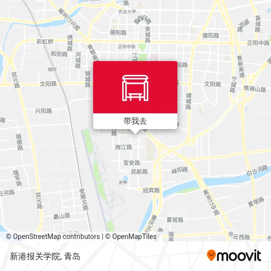 新港报关学院地图