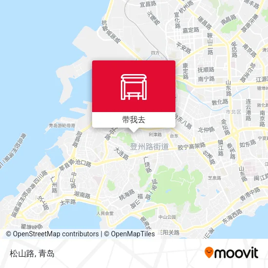 松山路地图