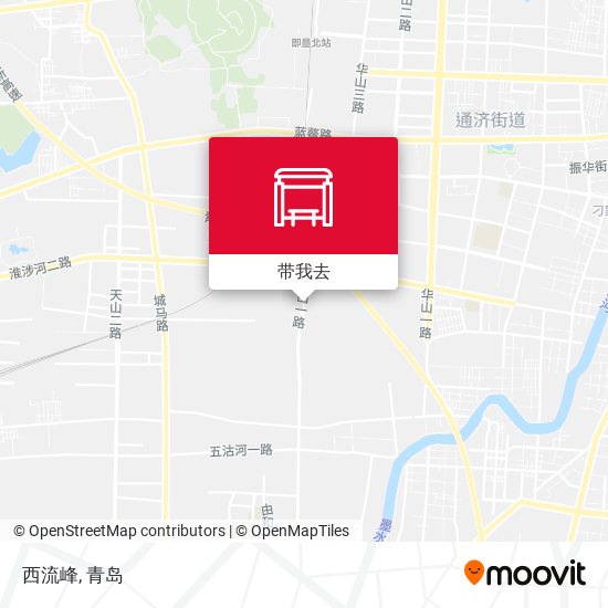 西流峰地图