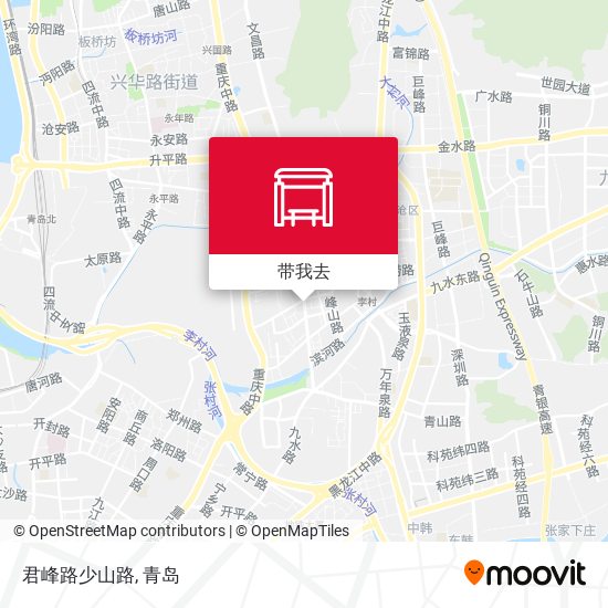 君峰路少山路地图