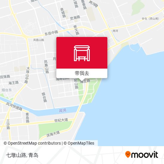 七墩山路地图