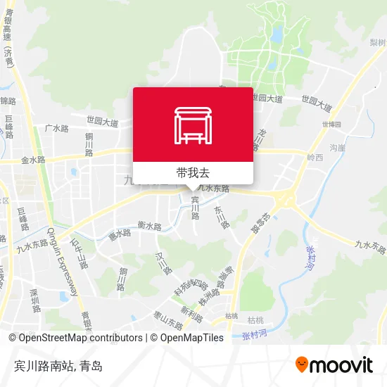 宾川路南站地图