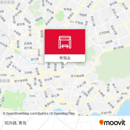 绍兴路地图