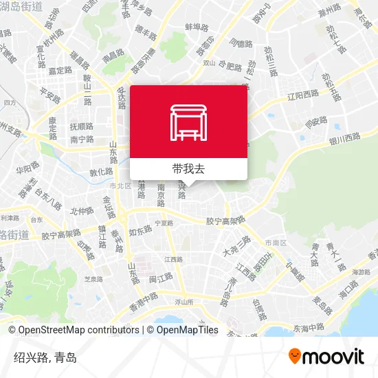 绍兴路地图