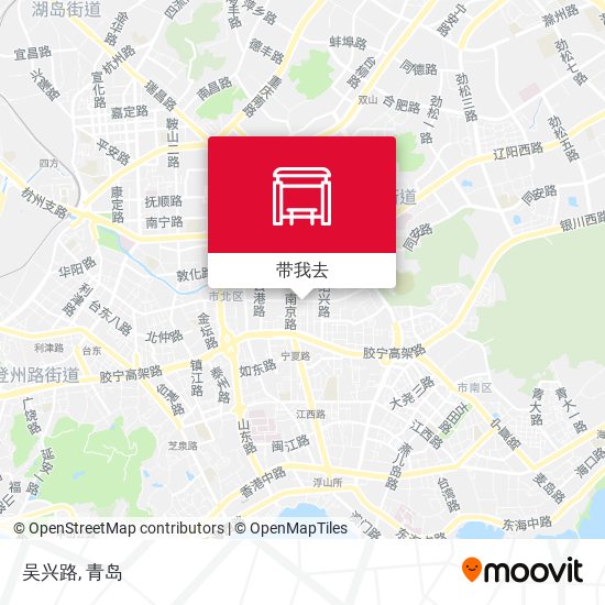 吴兴路地图