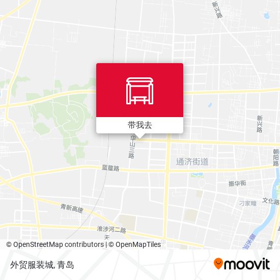 外贸服装城地图
