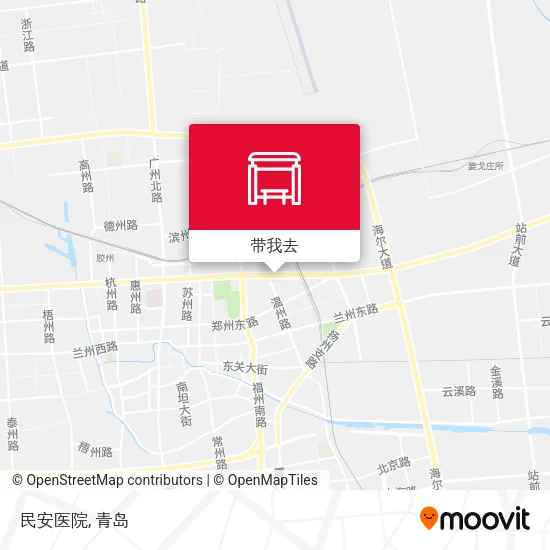 民安医院地图