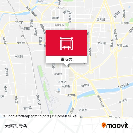 天河路地图