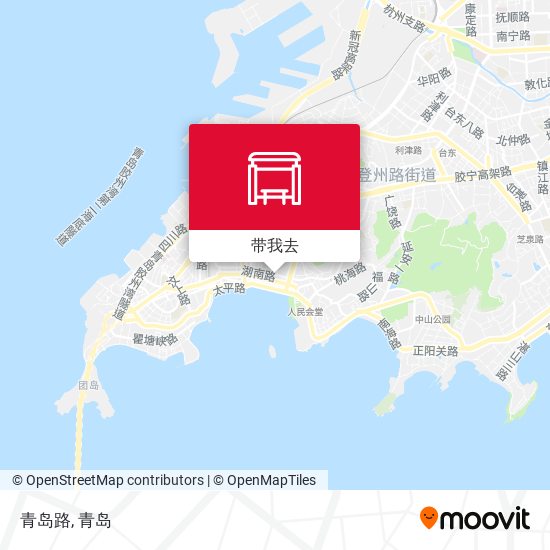 青岛路地图