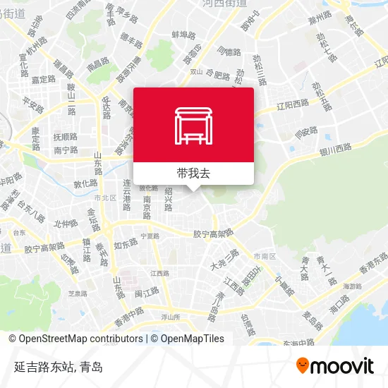 延吉路东站地图