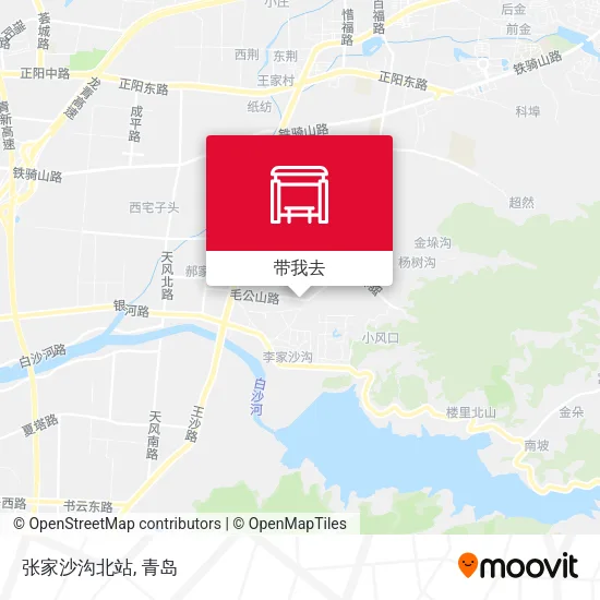 张家沙沟北站地图