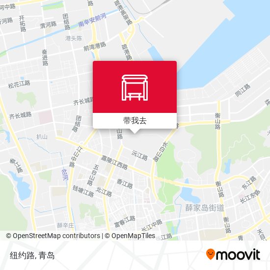 纽约路地图