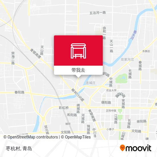 枣杭村地图