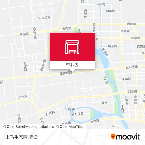 上马生态园地图