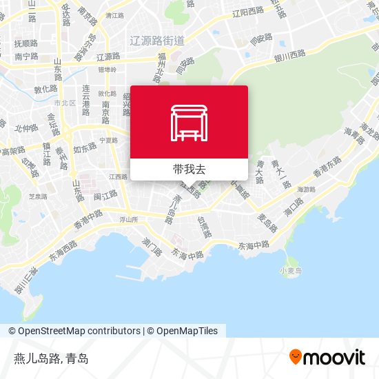 燕儿岛路地图
