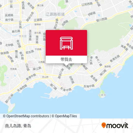 燕儿岛路地图