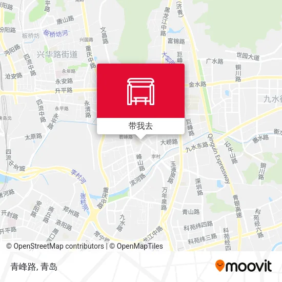 青峰路地图