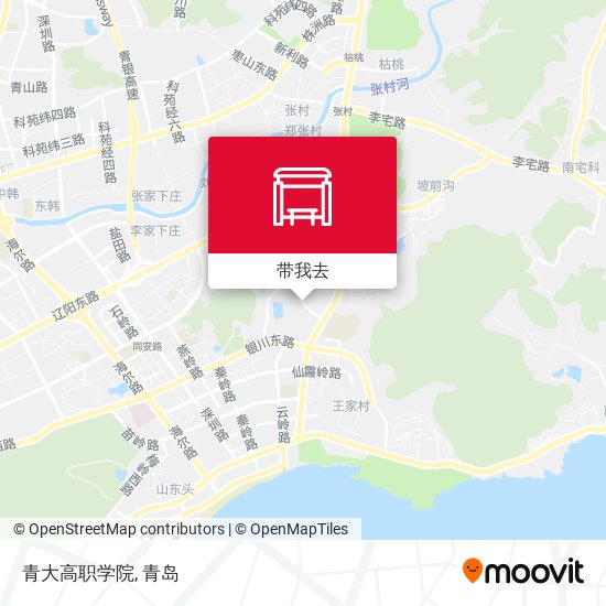 青大高职学院地图