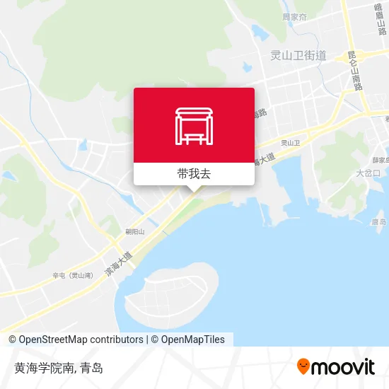 黄海学院南地图