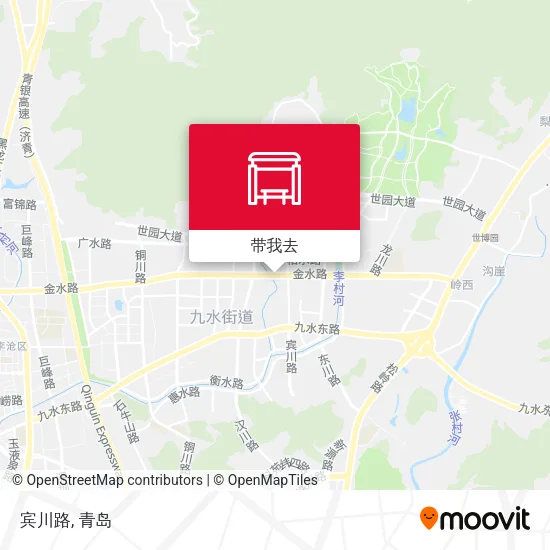 宾川路地图