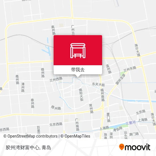 胶州湾财富中心地图